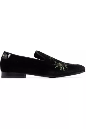 Philipp Plein Mocasines con bordado Palm