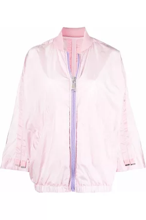 Khrisjoy Chaqueta bomber de manga ancha