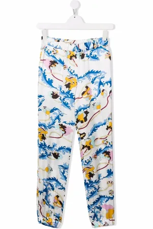 PUCCI Junior Pantalones rectos con estampado gráfico