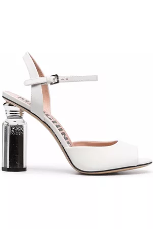 Moschino Sandalias de piel con tacón