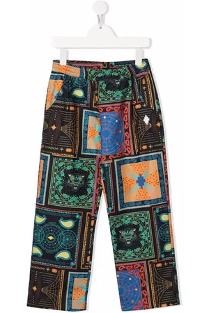 MARCELO BURLON Pantalones con motivo de bandana