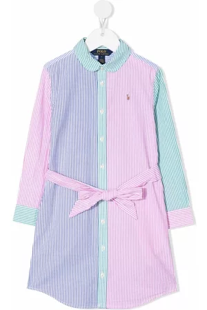 Ralph Lauren Vestido camisero a rayas