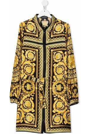 VERSACE Vestido con estampado Barocco Kids