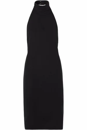 Burberry Vestido con cuello alzado