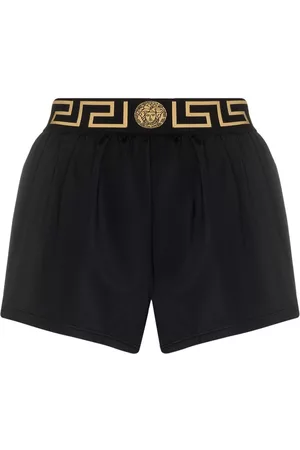 VERSACE Shorts con cinturilla Greca