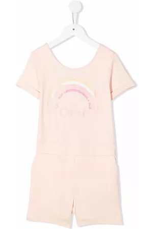 Chloé Mono corto con logo estampado