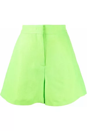 Msgm Shorts acampanados de talle alto