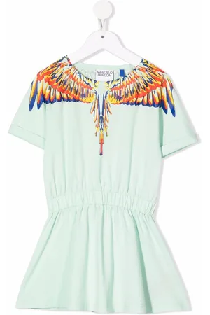 MARCELO BURLON Vestido con estampado Wings
