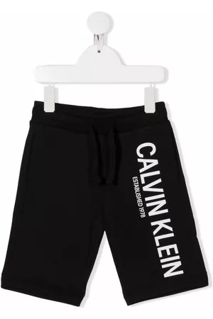 Calvin Klein Bermudas con cordones y logo