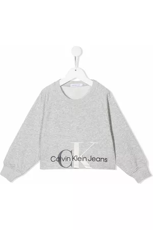 Calvin Klein Sudadera corta con logo estampado