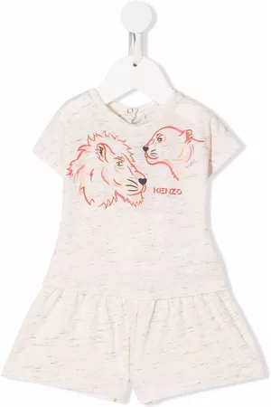 Kenzo Pelele de punto con estampado de león