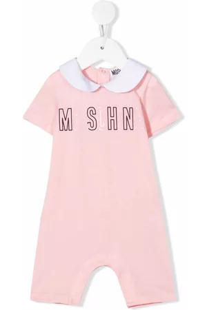 Moschino Pelele de manga corta con logo