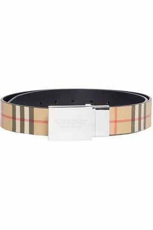 Burberry Cinturón con motivo Vintage Check reversible