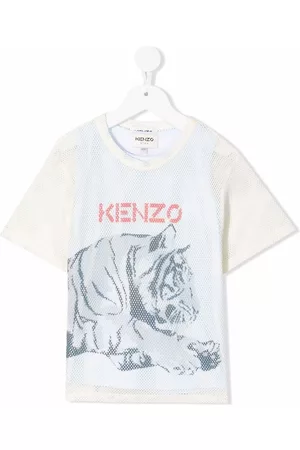 Kenzo Camiseta con tigre estampado