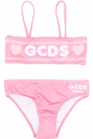 GCDS Bikini con corazones estampados