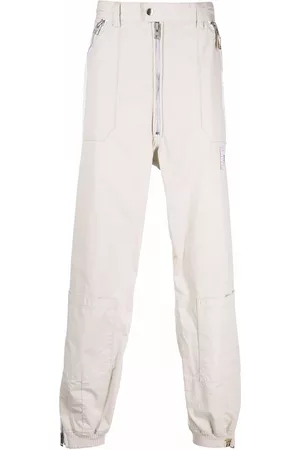 Maison Mihara Yasuhiro Pantalones rectos con detalle de raya lateral