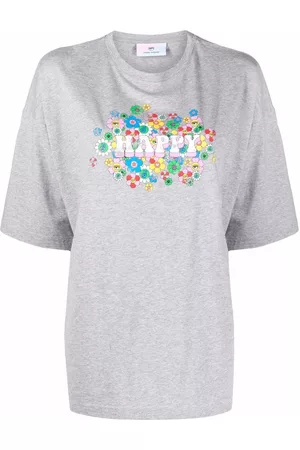 Chiara Ferragni Camiseta con estampado Happy