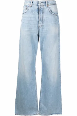 Acne Studios Vaqueros rectos con efecto envejecido