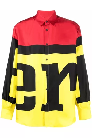 FERRARI Camisa con diseño colour block y logo