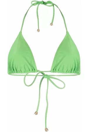 Nanushka Top de bikini con cuello halter