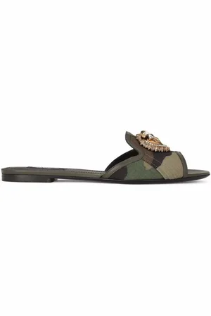 Dolce & Gabbana Sandalias Taormina Devotion con aplique de corazón