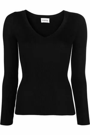 P.A.R.O.S.H. Top de punto fino con cuello en V