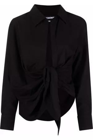 Jacquemus Camisa La Chemise Bahia drapeada