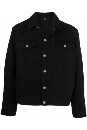 Alexander McQueen Chaqueta vaquera con bolsillos en el pecho