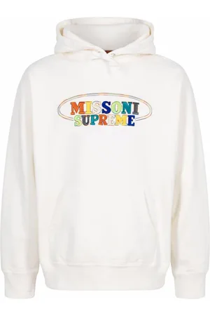 Supreme Sudadera con capucha y logo bordado de x Missoni