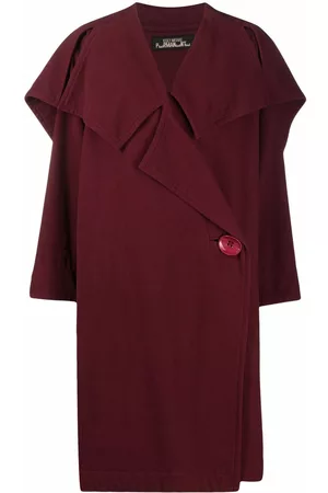Issey Miyake Abrigo oversize con diseño plisado 1980