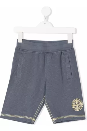 Stone Island Bermudas con logo bordado