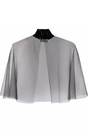 Atu Body Couture Top translúcido con lentejuelas
