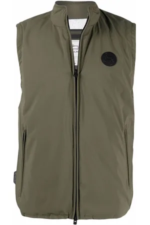 Woolrich Chaleco acolchado con parche del logo