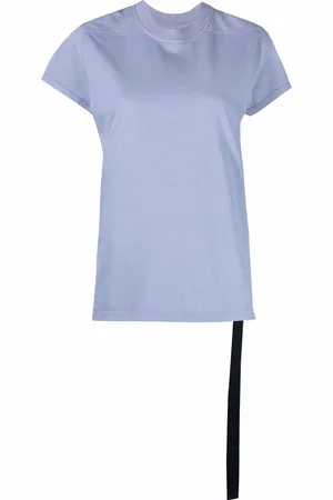 Rick Owens Camiseta con detalle de tira