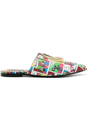 Moschino Slippers con motivo de cómic