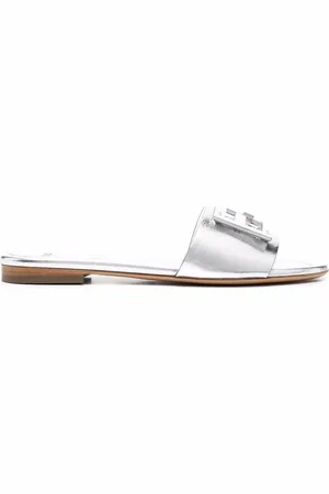 Fendi Sandalias con placa y logo FF