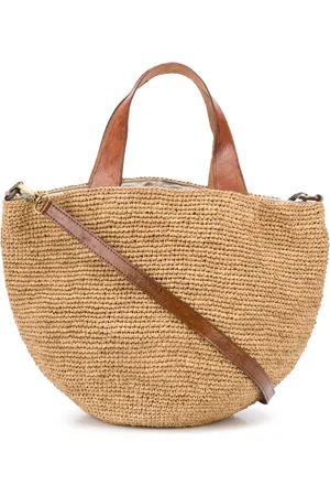 IBELIV Bolso shopper entretejido con asa superior