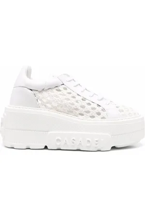 Casadei Zapatillas de plataforma tejidas