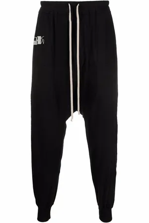 Rick Owens Pantalones con logo estampado