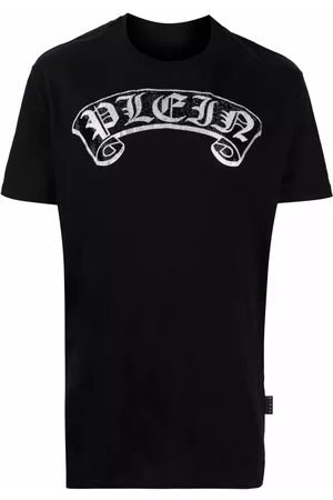 Philipp Plein Camiseta con apliques de strass