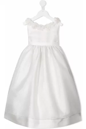 LA STUPENDERIA Vestido con apliques florales