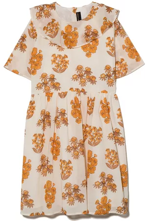 Mini Rodini Vestido con estampado Wildflowers