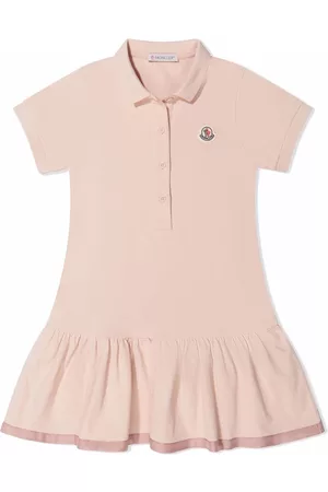 Moncler Vestido estilo polo con peplum