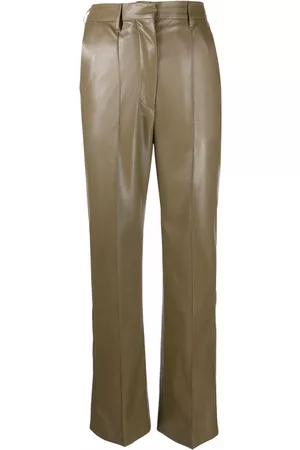 Nanushka Pantalones de talle alto