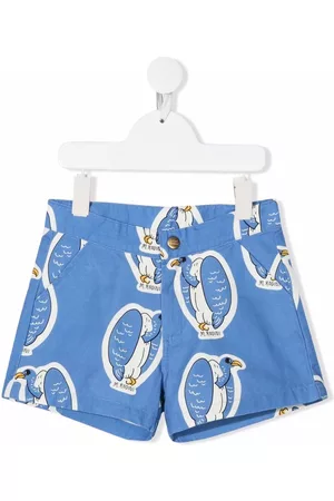 Mini Rodini Bermudas con motivo de pingüino