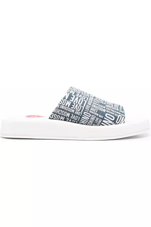 Moschino Chanclas con logo estampado