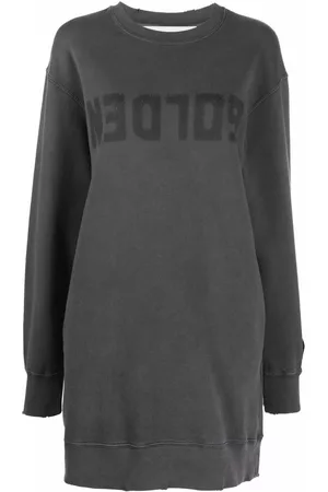 Golden Goose Vestido tipo jersey con cuello redondo