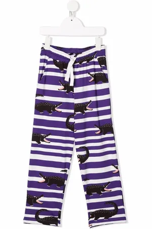 Mini Rodini Pantalones con motivo de cocodrilo