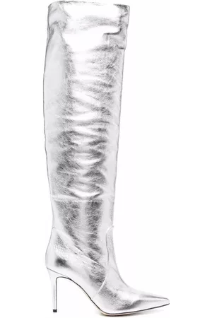 Scarosso Botas altas con efecto metalizado