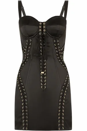 Dolce & Gabbana Vestido corto con cordones